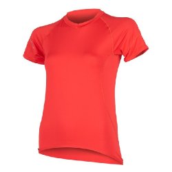 Sensor Coolmax Fresh dámské triko krátký rukáv - červené