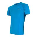 Sensor Coolmax Fresh pánské triko krátký rukáv - modrá