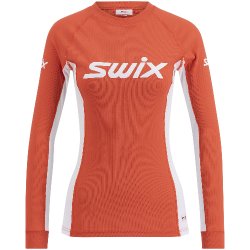 Swix RaceX triko dlouhý rukáv Cayenne/Bright White