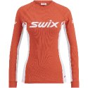 Swix RaceX triko dlouhý rukáv Cayenne/Bright White