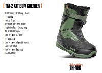 ThirtyTwo TM-2 XLT Double BOA X Grenier black/green ThirtyTwo TM-2 XLT Double BOA X Grenier black/green