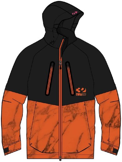 ThirtyTwo TM-3 Jacket 25/25 black/orange