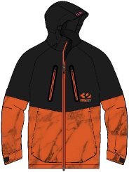 ThirtyTwo TM-3 Jacket 25/25 black/orange