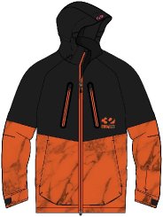 ThirtyTwo TM-3 JACKET 25/25 black/orange