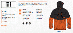 ThirtyTwo TM-3 Jacket 25/25 black/orange